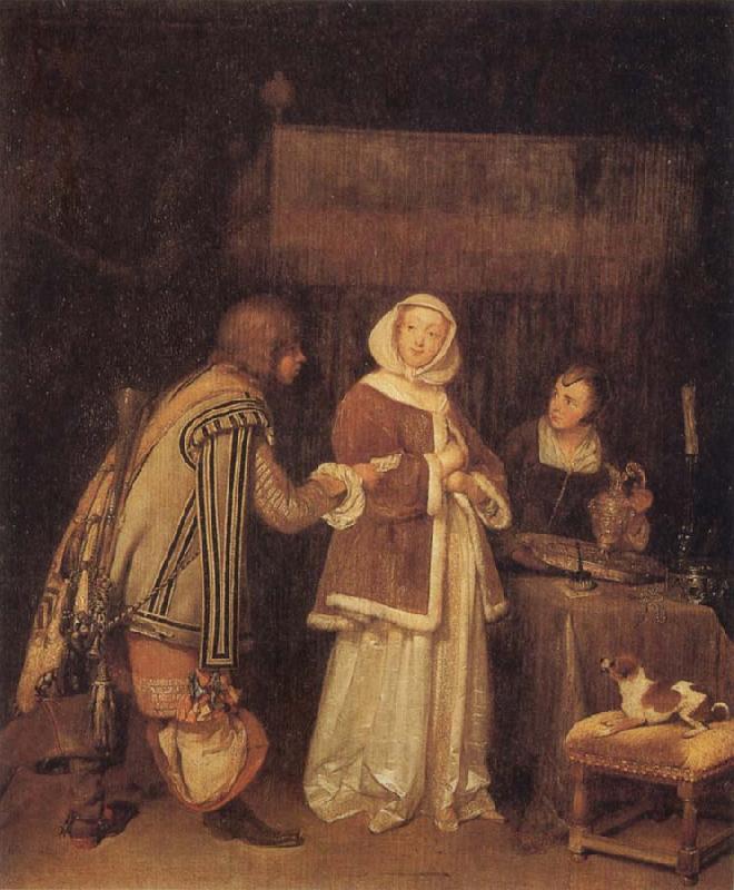 TERBORCH, Gerard The Letter Sweden oil painting art